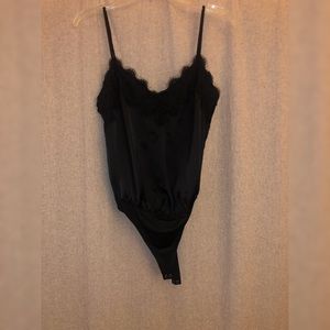 Black laced bodysuit